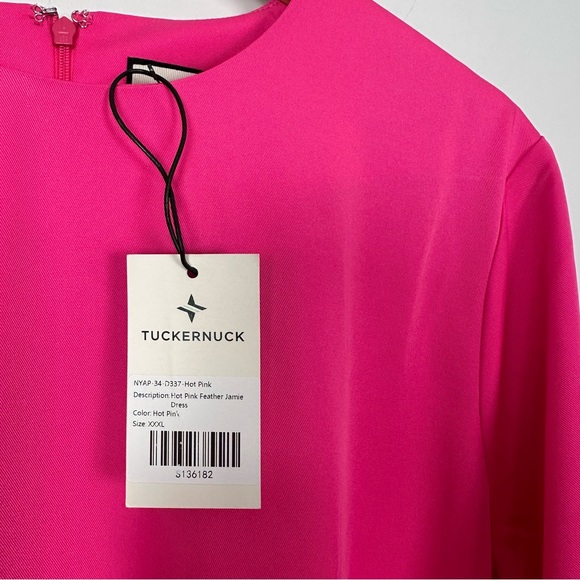 TUCKERNUCK Hot Pink Feather Jamie Dress - Picture 11 of 14